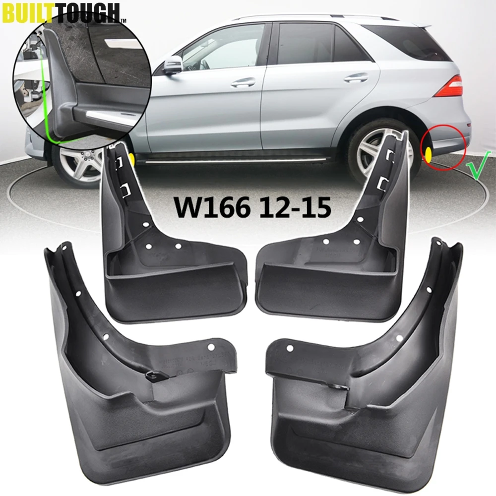 Брызговики для автомобильных крыльев Benz M Class ML W166 2012 2013 2014 2015 ML300 ML350 ML500 W/Защита от