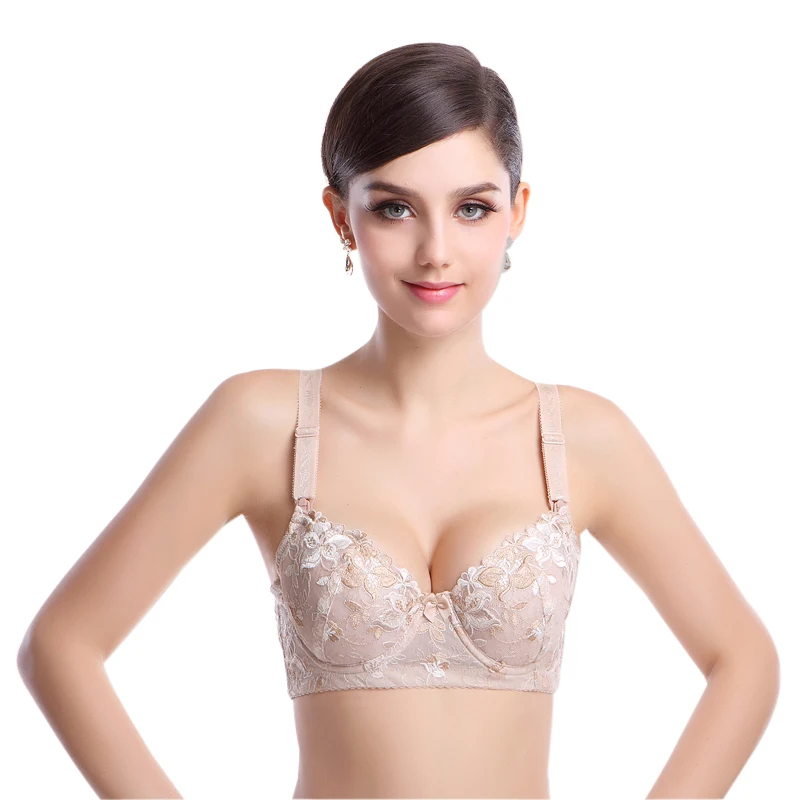 100% Cotton Plus Size Cups Push Up Gather  Fashion Lace Nursing Bra Maternity Bra Breastfeeding Bra 6