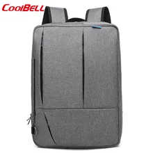 Крутой колокольчик новая многофункциональная 17,3 дюймовая сумка для ноутбука, рюкзак, портативный портфель, деловая сумка