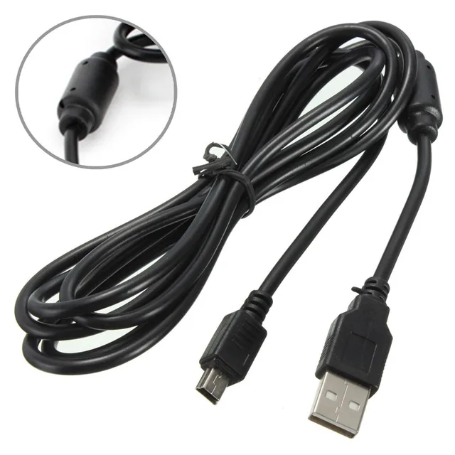 Cheap For Sony Playstation 3 PS3 New 10FT Wireless Controller USB Charging Cord Cable