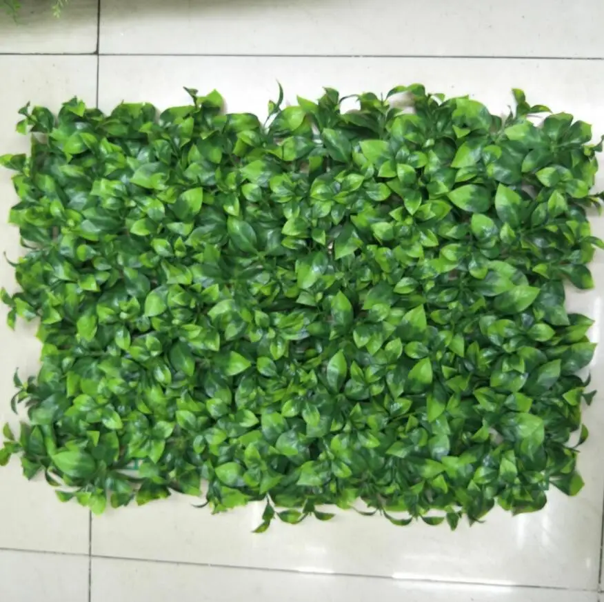 2pcs 40*60cm Bushy Artificial Green Leaf Grass Lawn Carpet ...