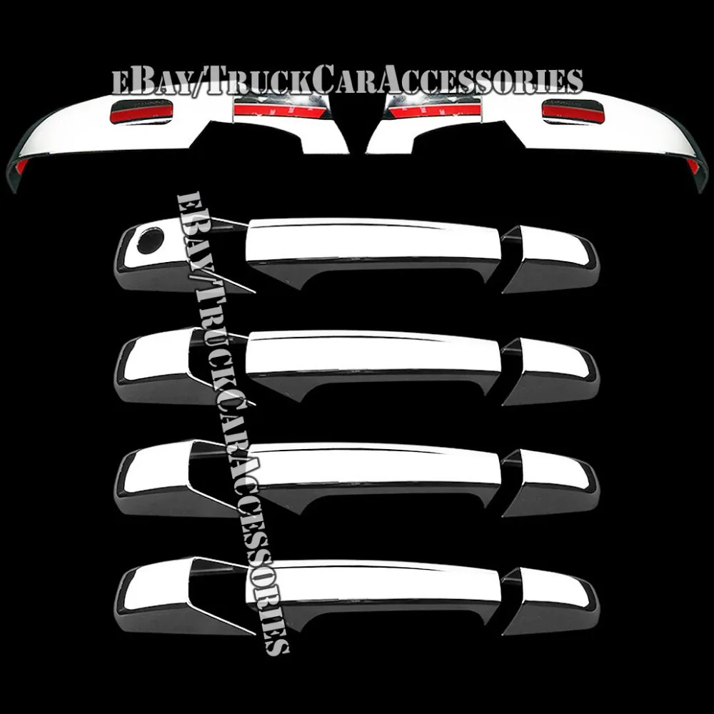

XYIVYG 07-14 For CHEVY AVALANCHE SUBURBAN SILVERADO TAHOE for GMC YUKON SIERRA TRIPLE CHROME ABS HANDLE+MIRROR COVER