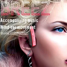 Bluetooth наушники Беспроводной гарнитуры костной проводимости Спорт шейным открытый кроссовки CVC бас 3D стерео Ушные крючки наушники коробка