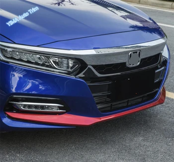 

Lapetus Auto Styling Front Head Bottom Fog Lights / Bumper Protection Kit Cover Trim 3 Pcs Fit For Honda Accord 2018 - 2020 ABS