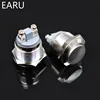 16mm 1NO Momentary Brass Nickel Plated Metal Doorbell Bell Horn Power Push Button Switch Screw Car Auto Engine PC Power Start ► Photo 2/6