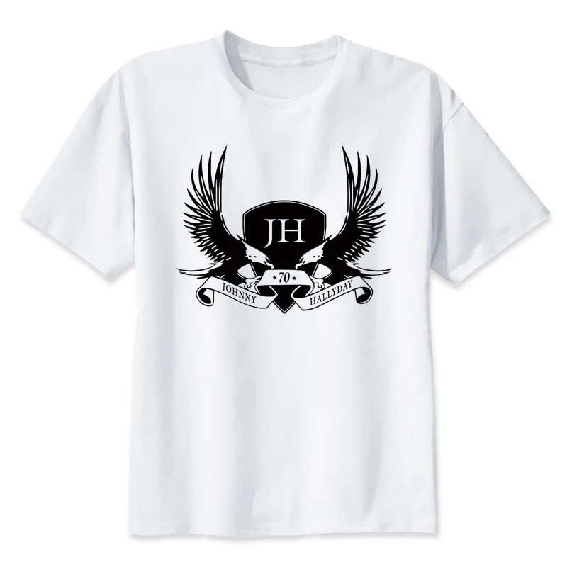 Johnny hallyday rip t shirt mannelijke 