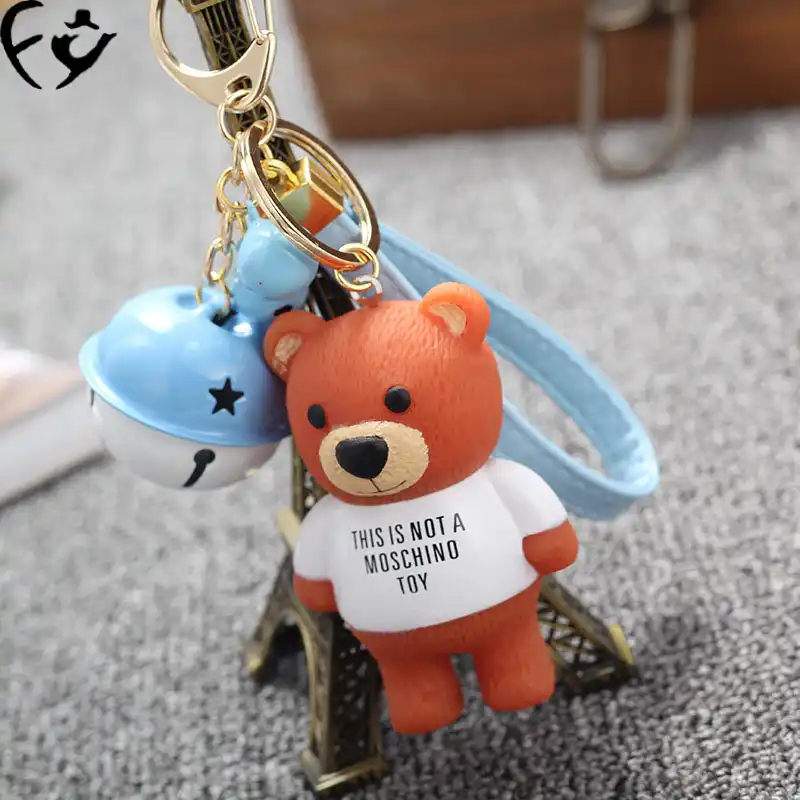 moschino bear keychain