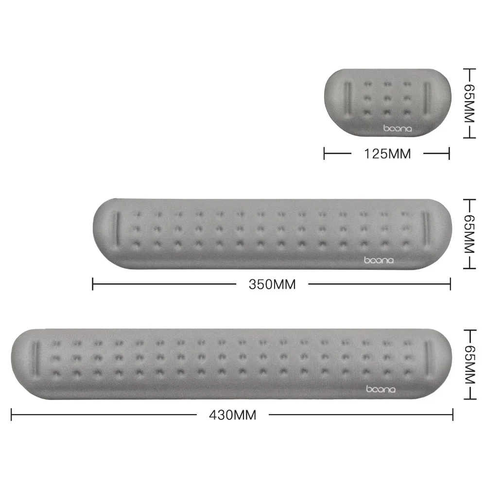 Boona пены памяти микро волокна массажное отверстие клавиатуры и коврик для мыши удобная Легкая поддержка для компьютера и ноутбука