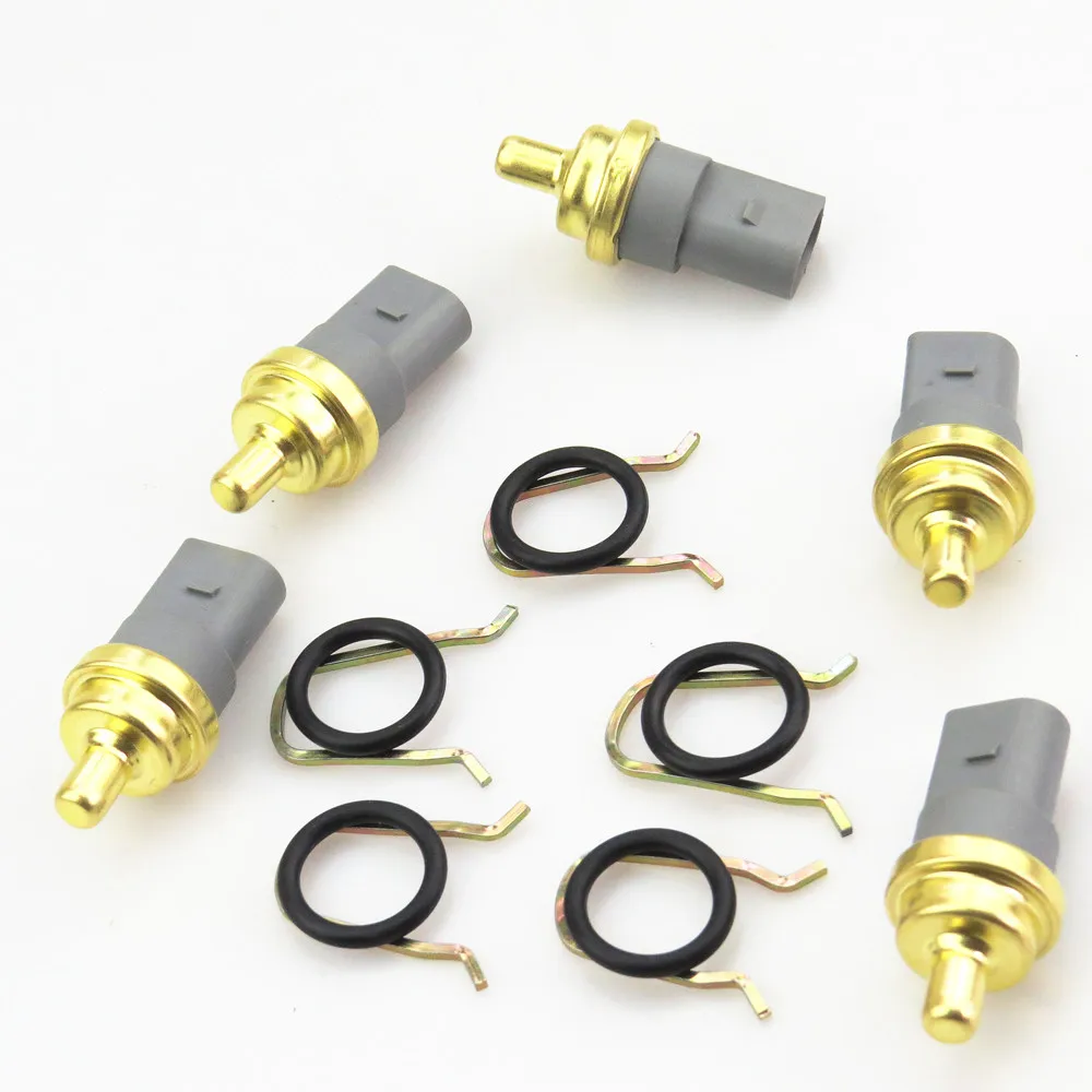 FHAWKEYEQ 5Set Car Coolant Temperature Sensor For VW Touareg Touran