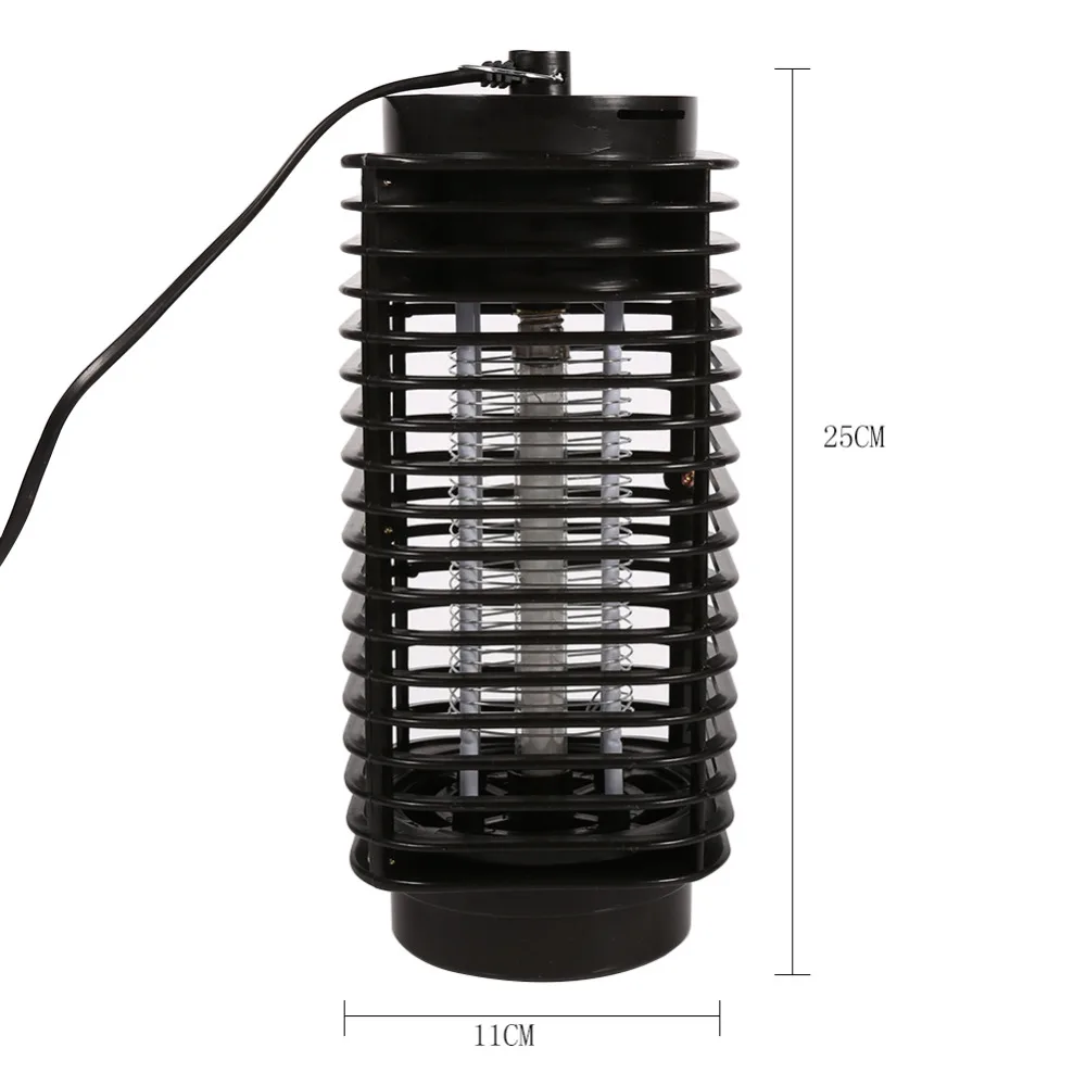 ЕС вилка электроника комаров убийца Мини светодиодный электронная лампа-мухобойка Жук для летающих насекомые амбарные вредители ночной дом Отпугиватель и уничтожитель комаров