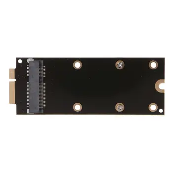 

New Mini MSATA 7+17 Pin mSATA SSD to For MACBOOK PRO Retina MC976 A1425 A1398 A1418 A1419 Hard Disk Adapter Card