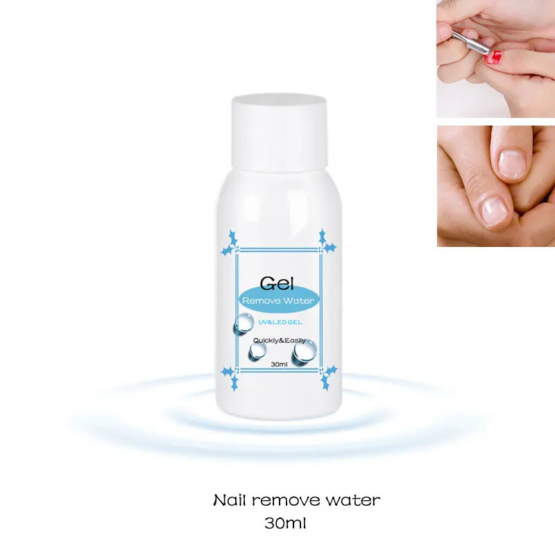 30ml Gel Remover Liquid Degreaser for UV Varnish LED Nails Polish Cleaner Water Need Nail Cotton Towel Buffer | Красота и здоровье