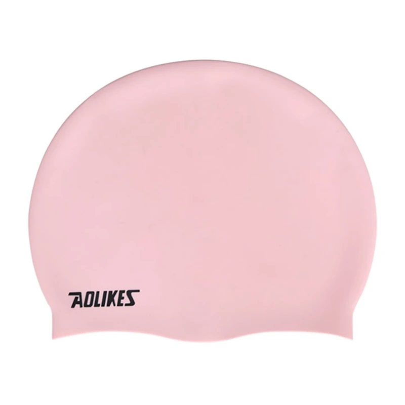 2019 Silicone Waterproof Swimming Caps Men Women Protect Ears Long Hair Sports Swim Pool Hat Adults Swimming Cap ST