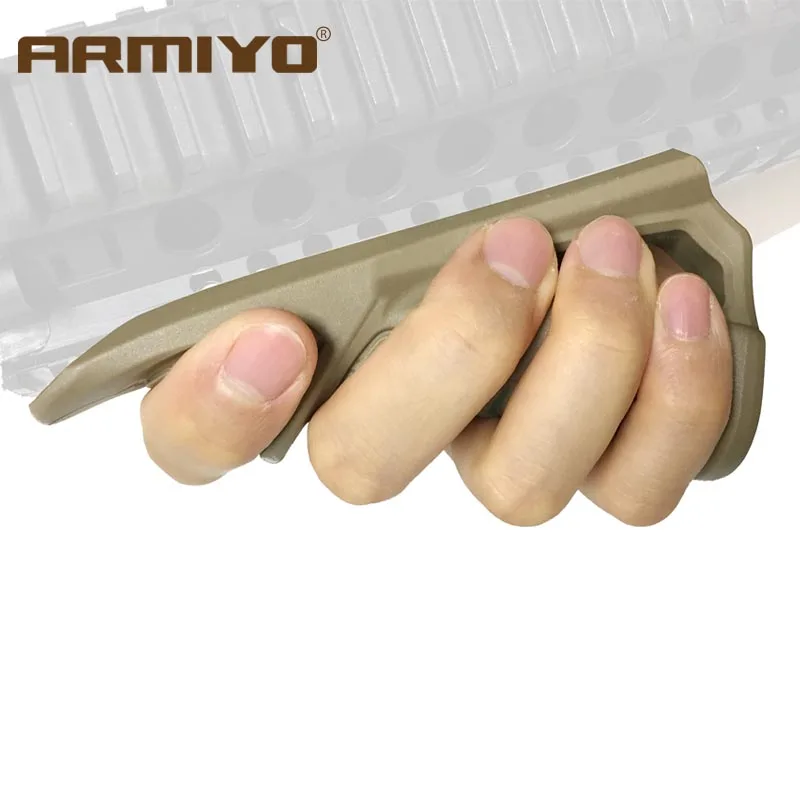 Armiyo التكتيكية مريح مشيرا مقبض قبضة يناسب على 1913 Picatinny 20 مللي متر بندقية السكك الحديدية رماية الصيد اكسسوارات الأسود