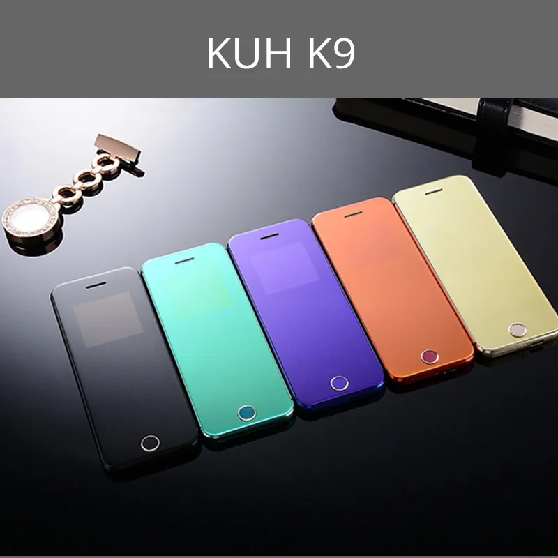 Оригинальный Роскошный телефон KUH K9 супер мини ультратонкий сотовый с MP3 Bluetooth 1 54