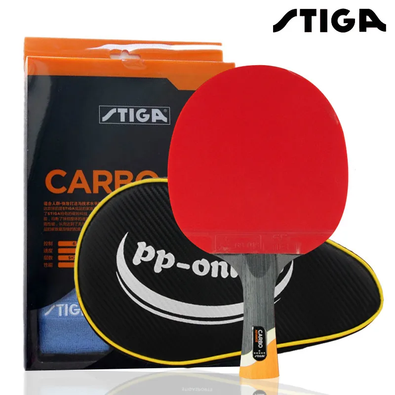 

STIGA professional Carbon 6 STARS table tennis racket for offensive rackets sport racket Ping Pong Raquete pimples in