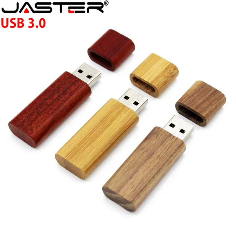 JASTER USB 3,0 высокоскоростной деревянный USB флеш-накопитель ручка драйвер деревянные чипы флешки 8 ГБ 16 ГБ 32 ГБ 64 Гб USB креативный персональный логотип