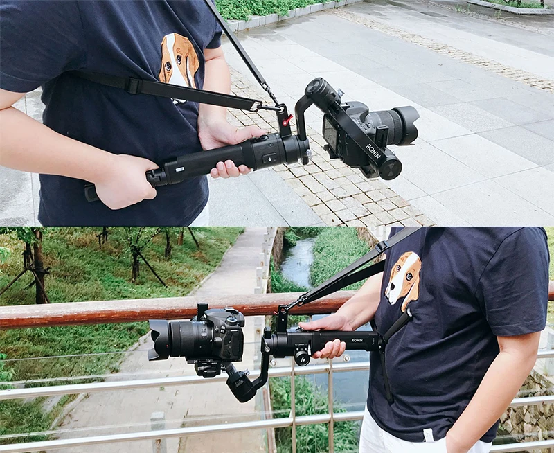 DJI Ronin-S Улучшенный 3-осевая стабилизация автоматизированный SmartShooting работает 12 часов один раз быстро меняющемся съемки портативный монопод с шарнирным замком