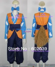 Inuyasha Shippou Cosplay Costume include head ornament and big faux fur tail