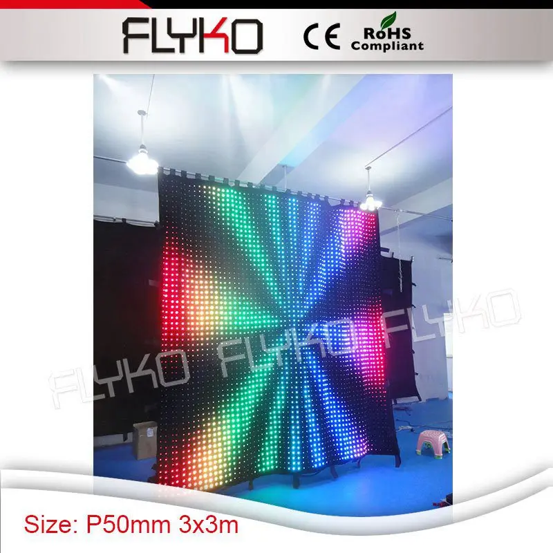 

led display in mini concert indoor stage P5 LED video wall 10FT high* 10FT width