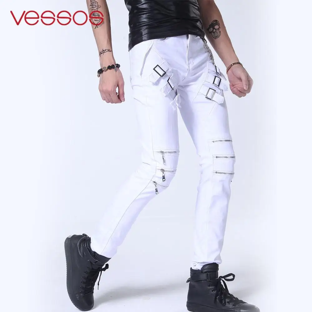 SOLEDI Gothic Pants Party White 