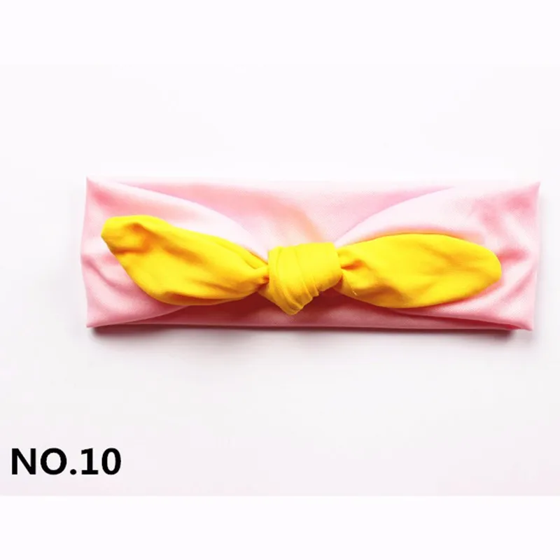 Hot Girl Headbands Rabbit Ears Hair Band Knot Headwear Elastic Kids Hairband Infant Hair Rope Baby Hair Accesories Free Shipping (6)