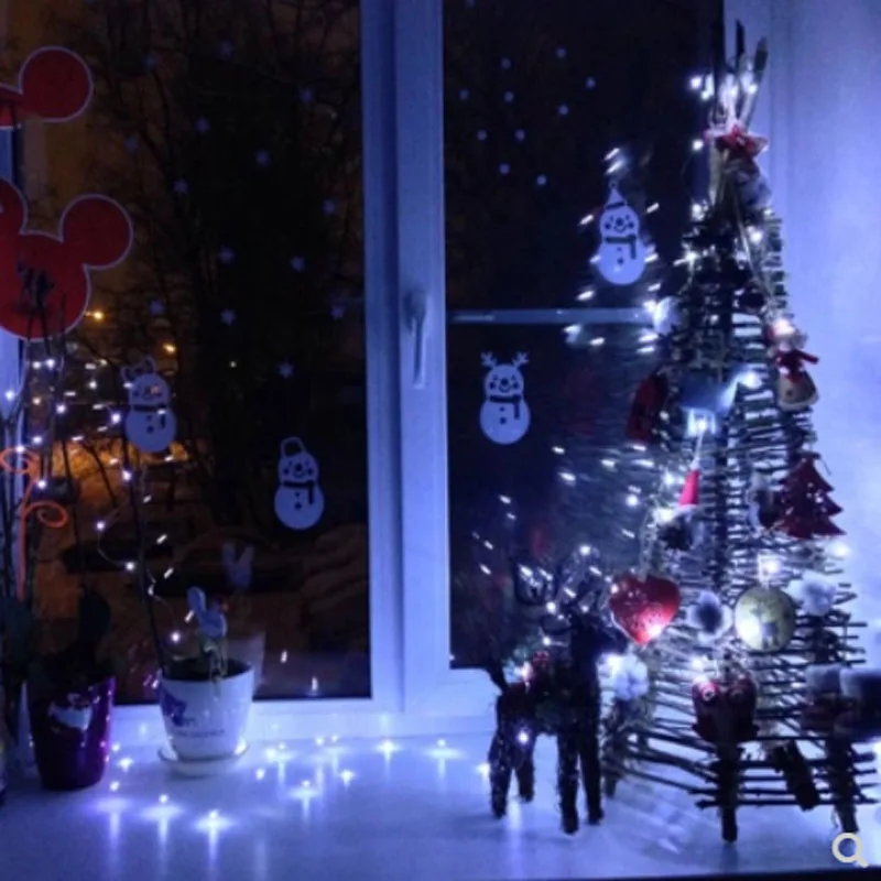 SPLEVISI 2M 3M 5M 10M USB Powered / Battery Powered Silver led string fairy lights garland Party Christmas Tree Decoration Light SPLEVISI 2M 3M 5M 10M USB Powered / Battery Powered Silver led string fairy lights garland Party Christmas Tree Decoration Light