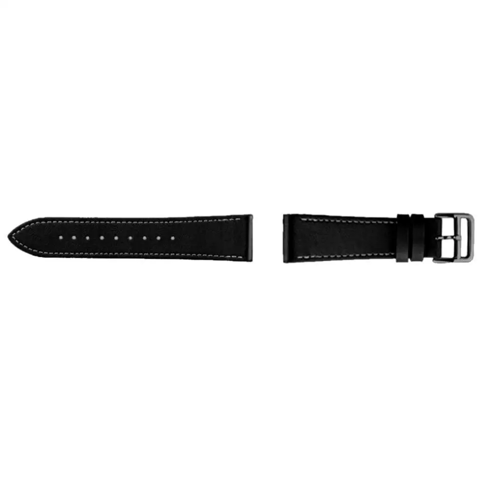 Ремешок для часов из натуральной кожи для Fitbit Blaze на запястье умный спортивный сменный мм ремешок для часов 23 мм аксессуары Роскошный PU кожаный - Цвет ремешка: black
