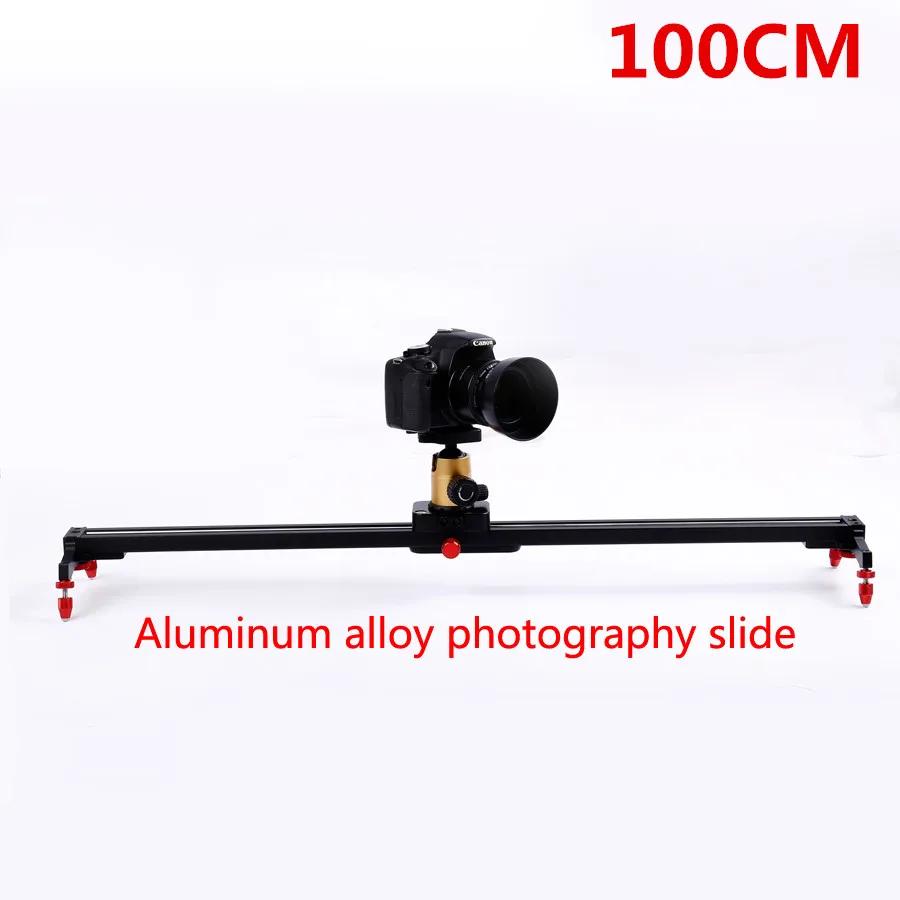 Pro 100cm Camera Track Dolly Slider Rail System Stabilizing Movie Film