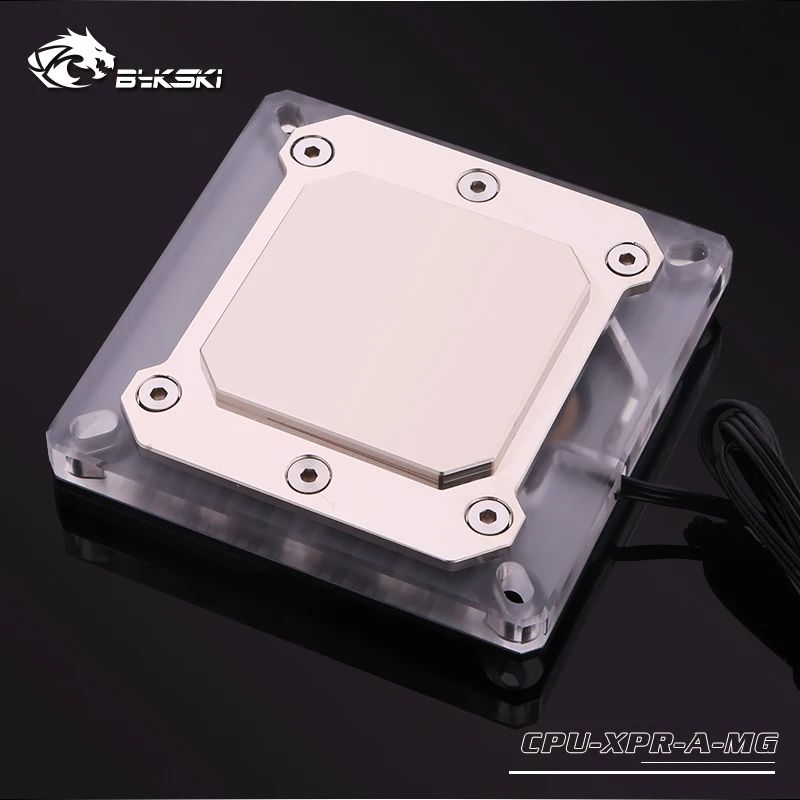 Bykski cpu-XPR-A-MG RGB Led cpu блок водяного охлаждения для Intel 115x2011 2066 черный