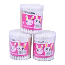 Одноразовые антисептические ватные тампоны Yfashion с двойной головкой ватные палочки микрокисти для макияжа Чистка ушей в носу инструмент