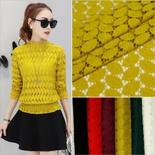 Модная кружевная ткань с вышитыми листьями, дешевая сетчатая ткань для платья Tecidos Para Roupa Tissus au Metre Pour Habillement DIY Telas