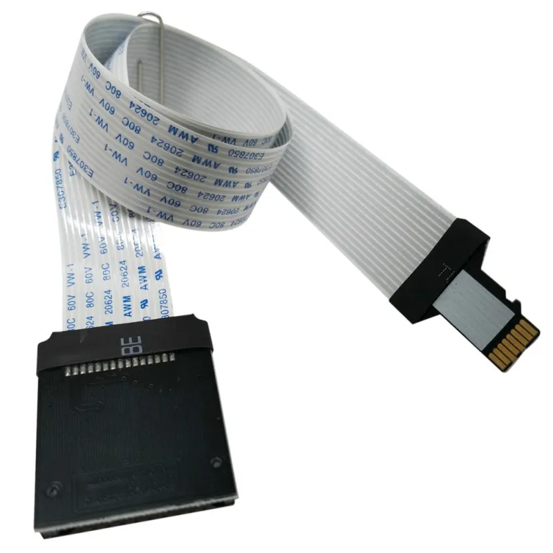 TF Micro SD на SD Расширение карты кабель адаптер гибкий удлинитель кабели для автомобиля gps навигатор инструменты обновление