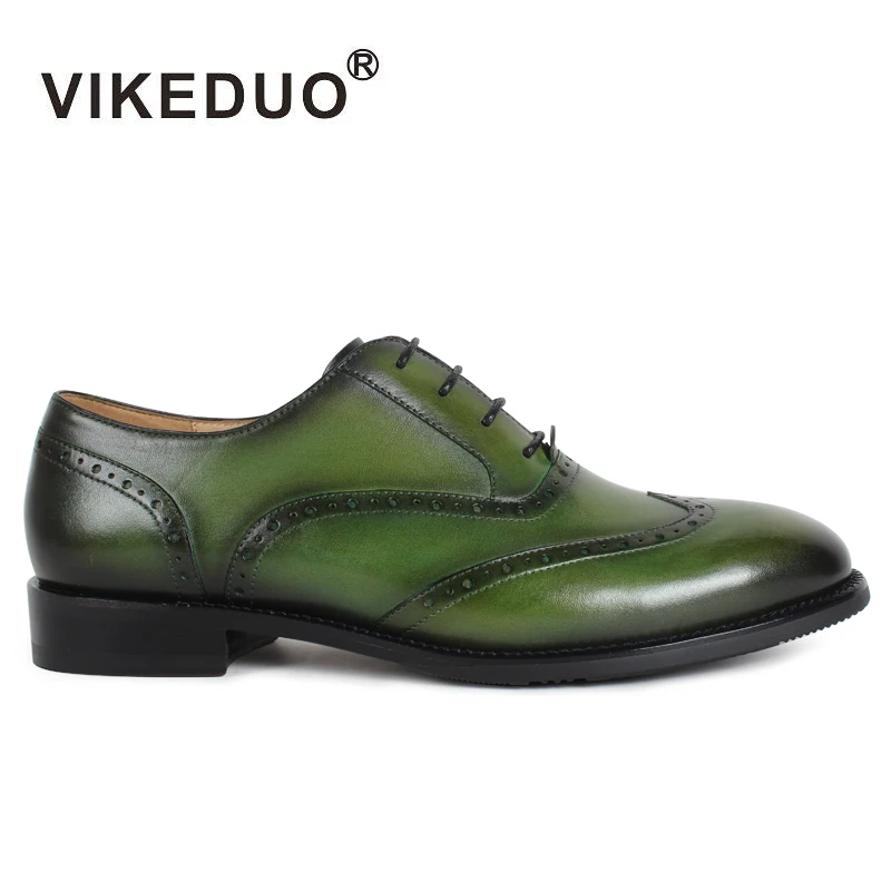 Женская обувь VIKEDUO формальная из натуральной кожи с резным узором 2019|footwear brand|footwear