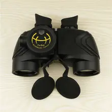 High quality 7X50 high power waterproof russian binocular Military Wide Angle rangefinder Binoculars with HD stabilized Compass