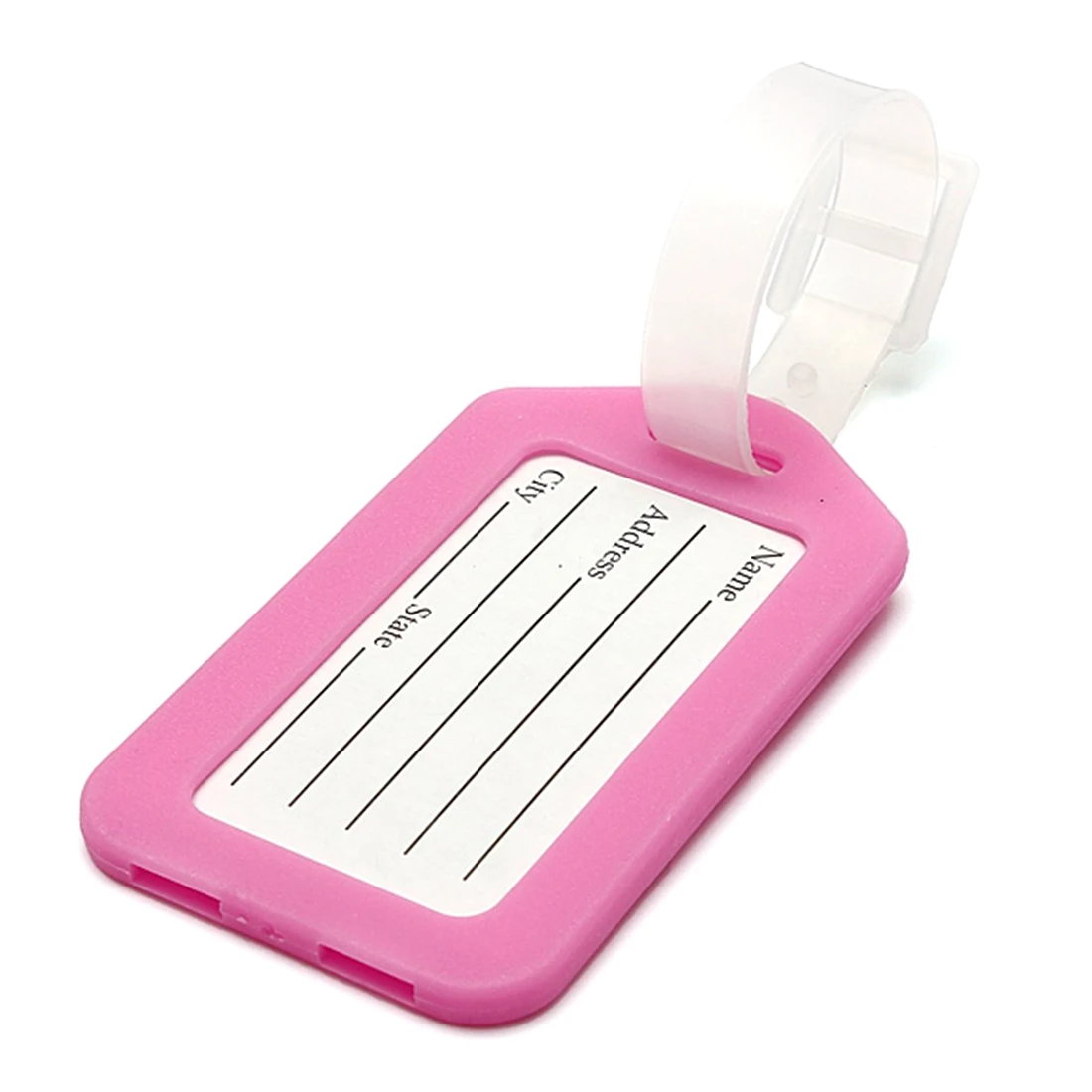 

Luggage Tag Plastic Luggage Tag Pink