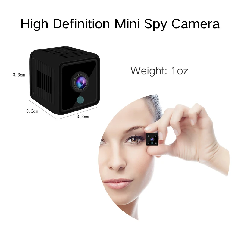 SmartYIBA 720P HD Mini Camera Wifi Smartphone Real-time Monitor Micro Camera Recorde Alert Push DVR DV Smart Security Camcorder