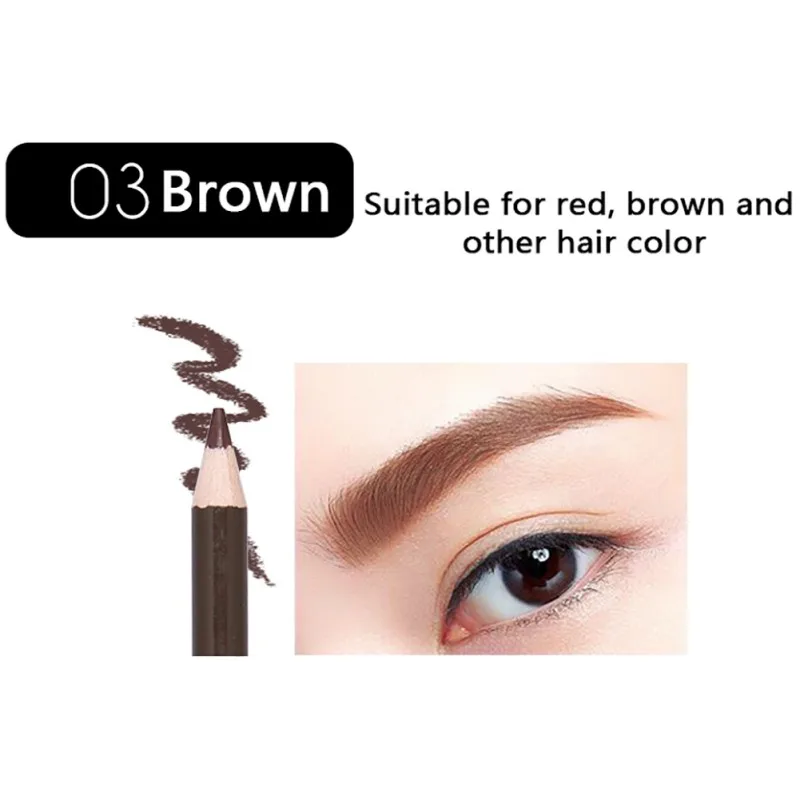 1PC Waterproof Double-head Eyebrow Pencil Make up Cosmetics Brows Pen Brush Eyes Makeup Eye Brow Enhancer 1PC Waterproof Double-head Eyebrow Pencil Make up Cosmetics Brows Pen Brush Eyes Makeup Eye Brow Enhancer