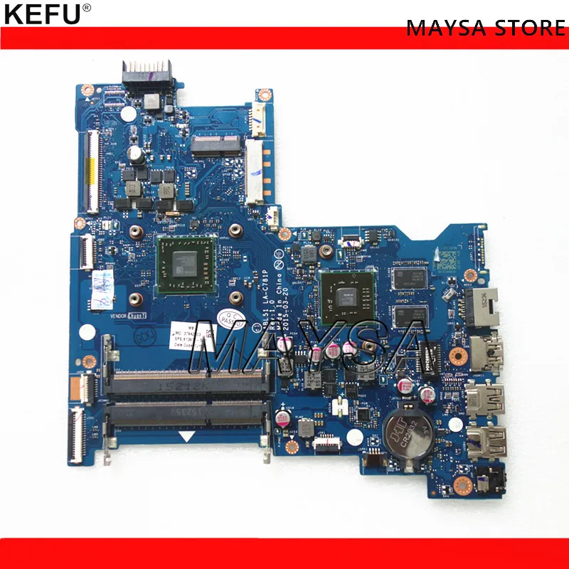 Материнская плата для ноутбука HP Notebook 15 AF серия ABL51 813971 8600 501 с процессором HD 2 Гб