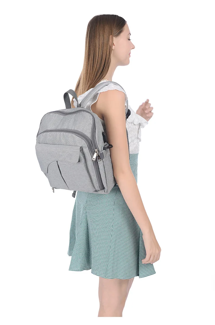 Сумка для детских подгузников с usb-интерфейсом, защитный ремень безопасности, водонепроницаемая сумка для подгузников, дорожный рюкзак для беременных, сумка для кормления