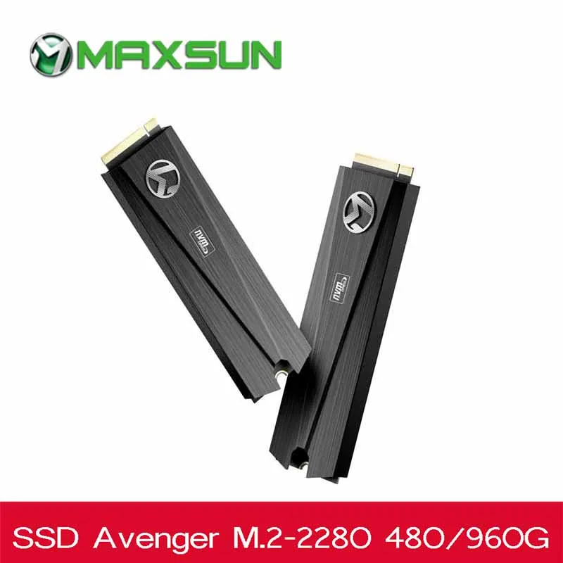 MAXSUN SSD m.2 240 ГБ ssd Мститель M.2-2280 480 1700 1900 МБ/с. PCIe m2 960 3D NAND Flash SMI 2263XT для рабочего стола