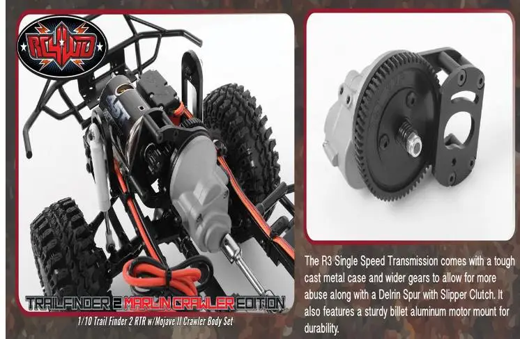 RC8WD MC TRAIL FINDER MARLIN ROCK CRALWER RTR MOJAVE II 4X4 грузовик 1/10 RC наборы (в сборе для 6x6 8x8)|rc kit|1/10 rc4x4