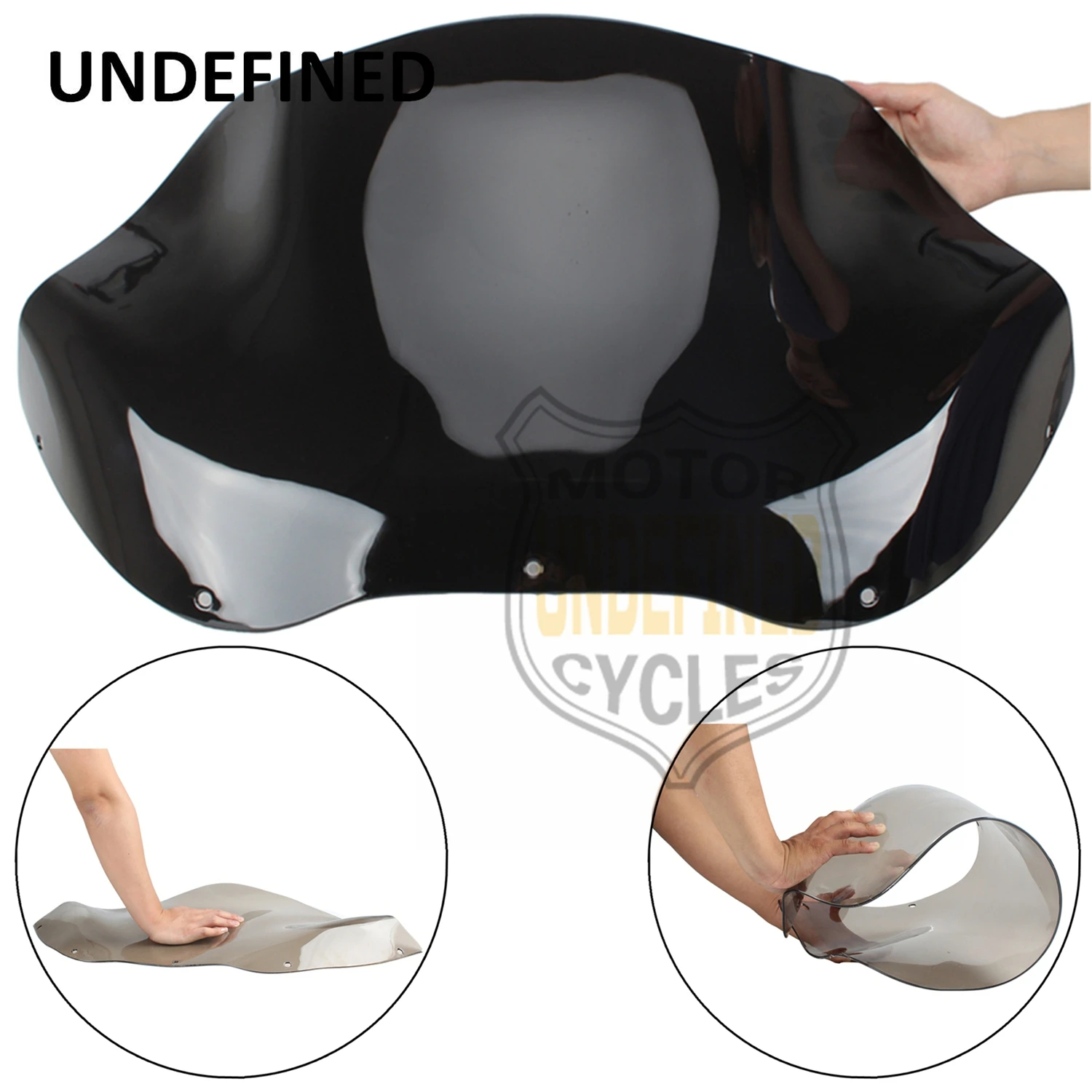 3 Colors 9/" Windshield Windscreen For Harley Touring Road Glide 1998-2012 2013