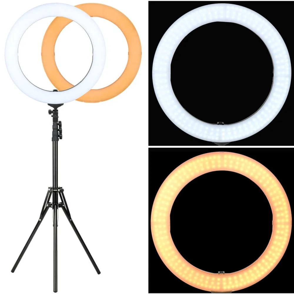 

Camera Photo/Video Outer 240 Pieces LED SMD Ring Light Ring Video Light + 50CM Foldable Stand Set EU Plug