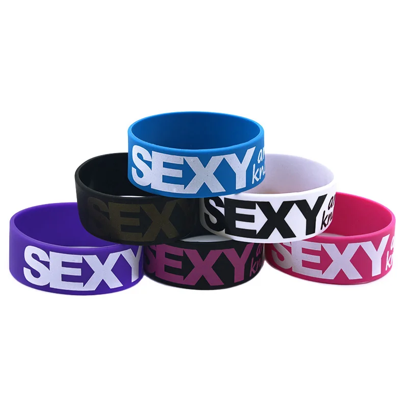 1 шт. силиконовый браслет с принтом один дюйм|silicone bracelet|bracelet braceletbracelet sexy |