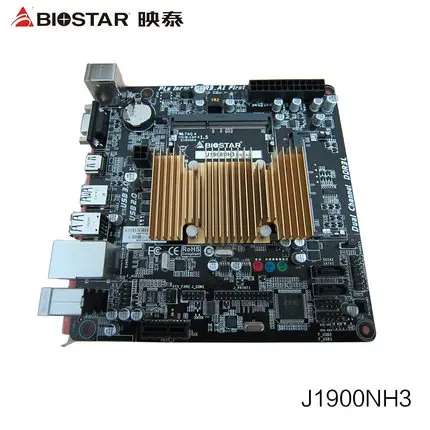 

Motherboard used original Biostar J1900NH3 integrated quad-core CPU mini ITX motherboards small computer suite