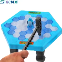 1 шт. креативные забавные спасательные ледяные игры на стену Пингвин Белый Синий цветная игрушка родитель-ребенок интерактивные, образовательные игрушки для ребенка