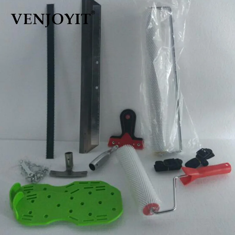

Cement Self-leveling Kit Epoxy Floor Paint Roller Blade Spike Construction Tool