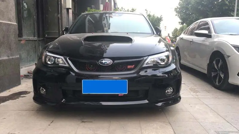 Авто часть стиль светодиодный головной фонарь для Subaru Impreza WRX STI 2008- светодиодный фары drl hid Биксеноновые линзы ближнего света