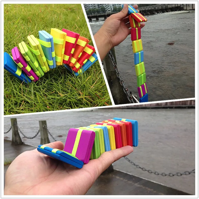 OTRESSClassicWoodenRolloverFlipBoardBlocksStressTumblingToy